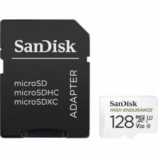 Sandisk Memory Profesional Card 128gb Microsdxc High Endurance V30 + Adapter
