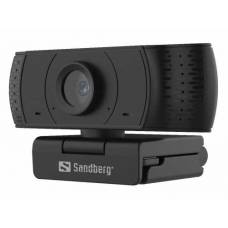 Camera Web Sandberg 134-16, 1080p, Usb, Microfon, Negru