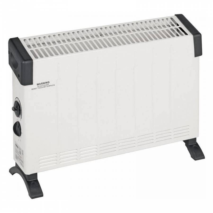 Convector Electric Profesional, 2000w, Putere Variabila In 3 Trepte, Dimensiuni 585 X 130 X 400 Mm, Suprafata Incalzita Max. 16 M²,