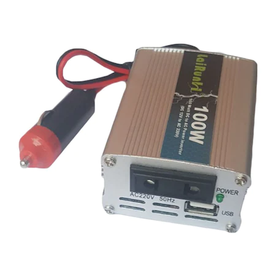 Invertor Tensiune 12v-220v Lairun, 100 W, Putere Continua 100 W