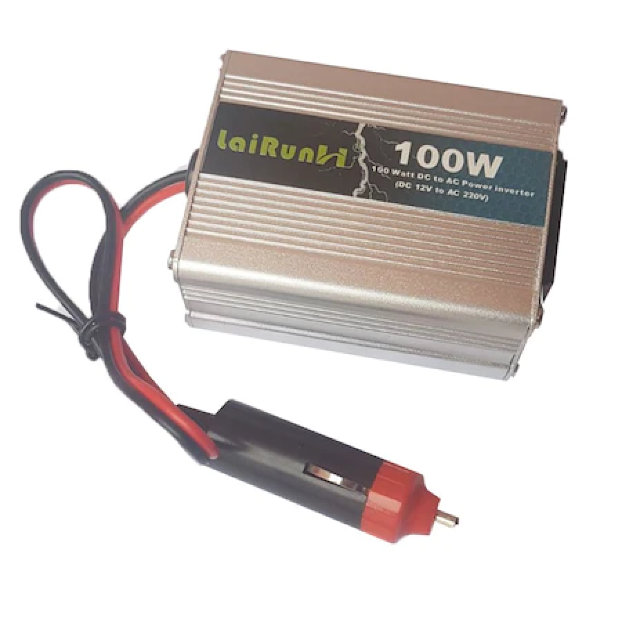 Invertor Tensiune 12v-220v Lairun, 100 W, Putere Continua 100 W
