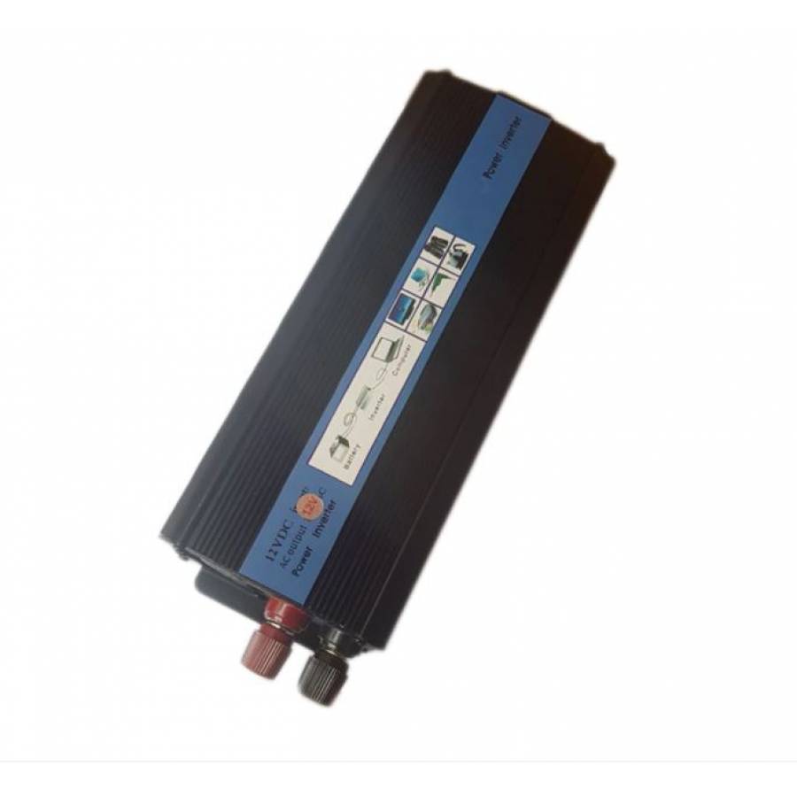 Invertor Tensiune 12v-220v Lairun, 1200 W, Putere Continua 735 W