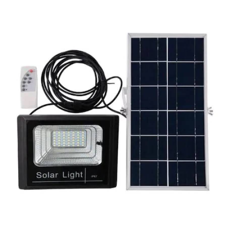 Proiector + Panou Solar, Putere 100 W, Telecomanda Inclusa, Cu Functii Multiple, Klausstech