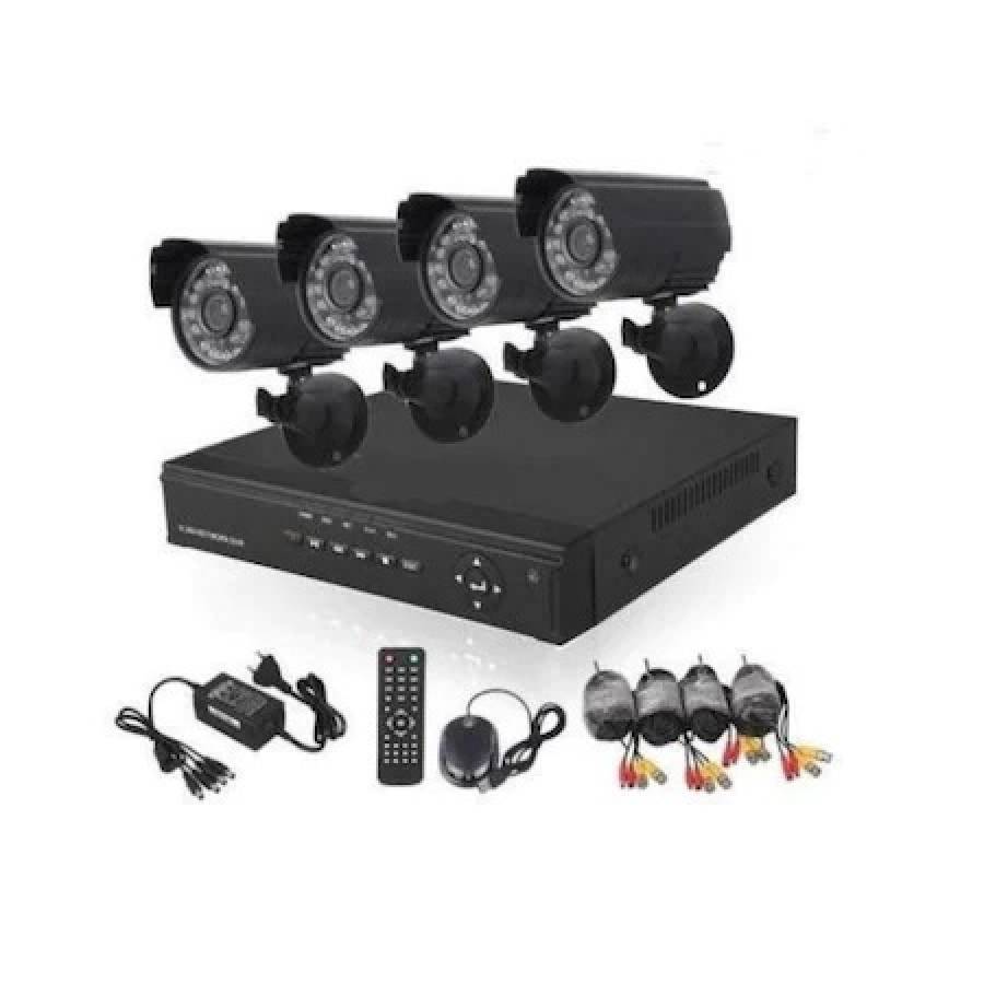 Pachet Sistem Supraveghere Cctv Kit Dvr 4 Camere Exterior/interior, 1 Hdmi, 220 Volti + Hard-disk, 2tb, Performanta Ridicata, Sata, Spatiu Mare De Stocare, 7200 Rpm, Argintiu