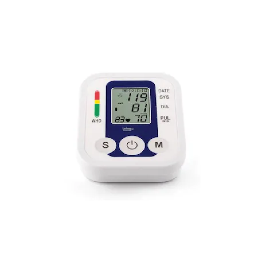 Tensiometru De Brat Cu Manseta, KlaussTech,  Scala Oms (who), 99 Masuratori, 20-280 Mmhg, 40-200 Pulsatii/minut, Alb