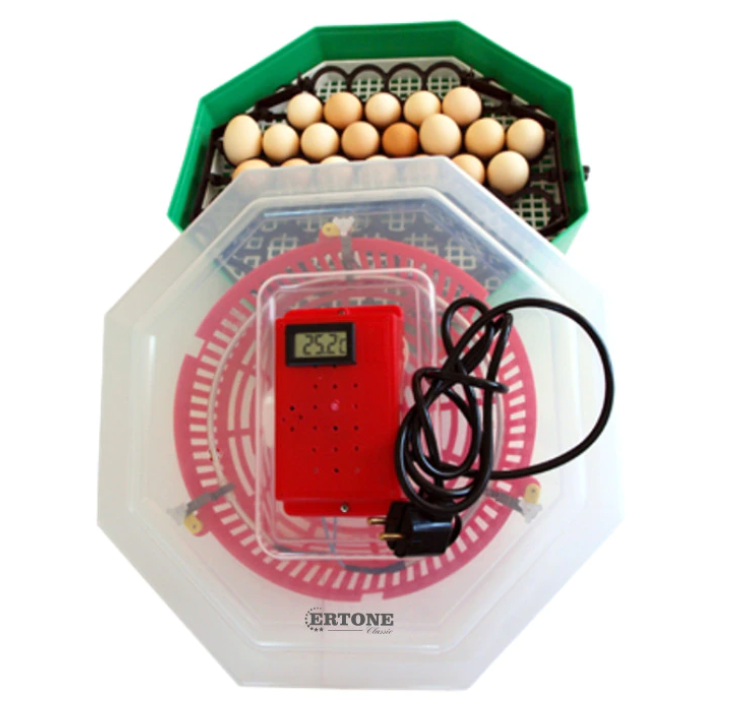 Incubator electric cu termometru, dispozitiv de intoarcere ertone mn9054, 41oua de gaina