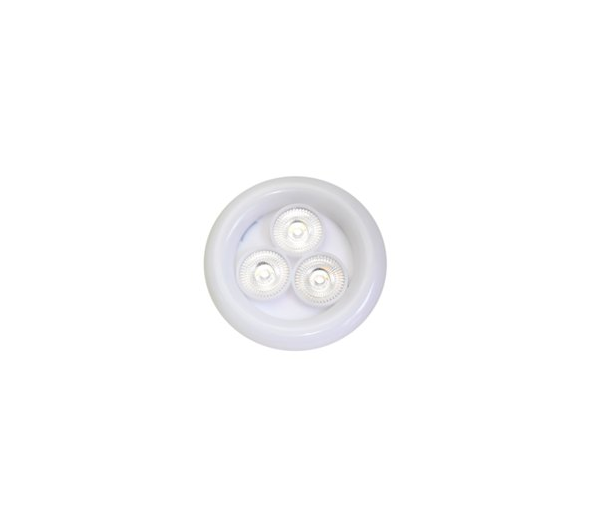 Lampa led klausstech, 28 w, tensiune 230 v, plastic, forma rotunda, culoare alb