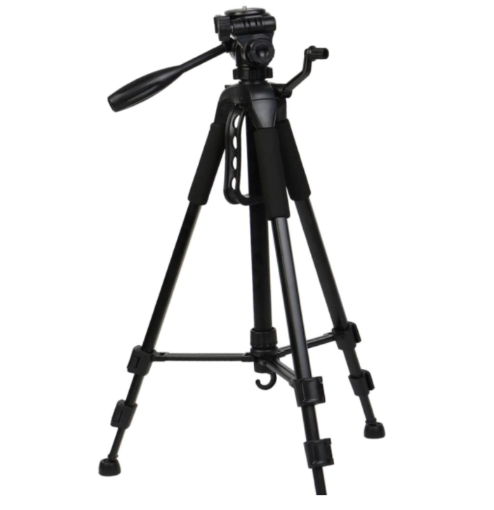 Trepied foto telescopic, inaltime 56 - 145 cm, universal, sarcina max 3 kg, modern, negru