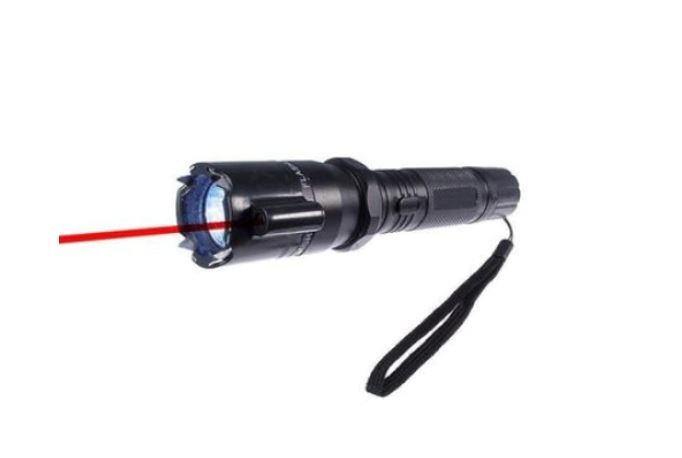 Lanterna wls 288 cu electrosoc si laser incorporat , 9000 kv, neagra
