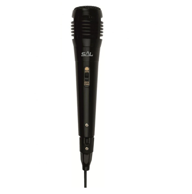 Microfon dinamic de mana, conector xlr 6.3 mm