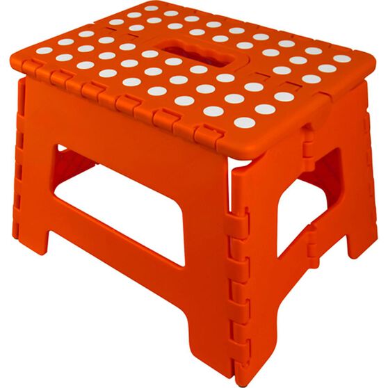 Scaun pliabil inaltator pentru copii klausstech, 22 cm, culoare portocaliu