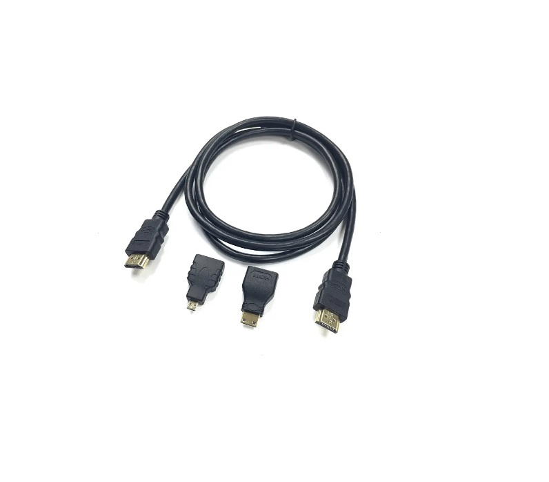 Cablu hdmi 3 în 1, 1,5 m, negru