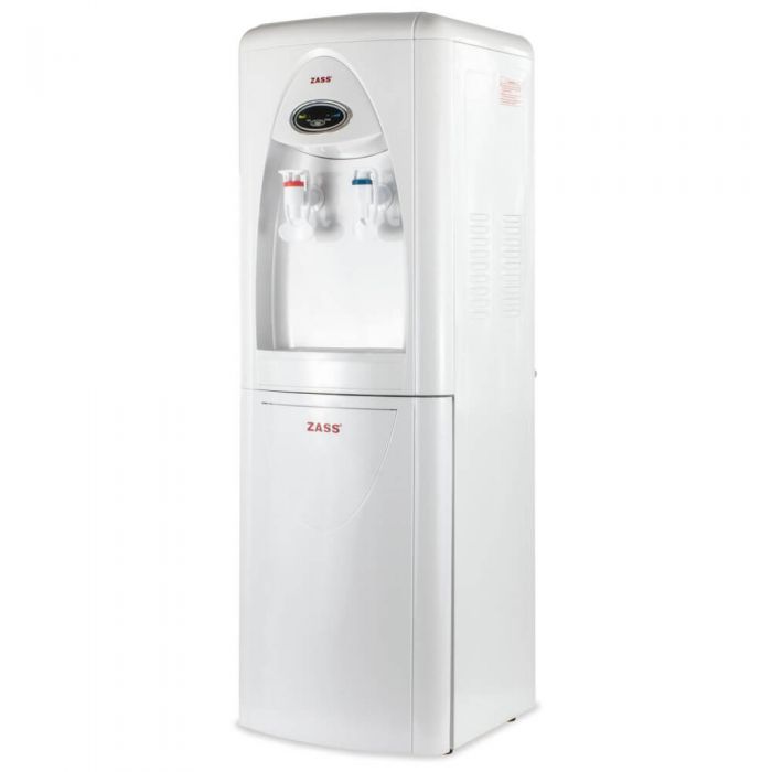 Dozator apa de podea electric , termostat automat, apa rece/calda, compartiment depozitare, alb
