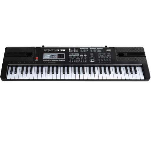 Orga electronica, 61 clape, microfon inclus, usb, mp3-player, negru