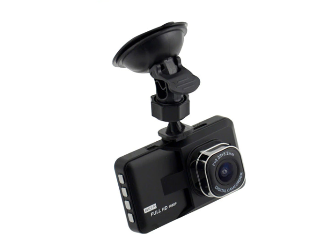 Camera auto de bord klausstech, full-hd 1080p, g senzor, hdmi, display de 3inch, 1.3mpx, design modern, unghi de filmare 170 grade, zoom digital 4x, negru