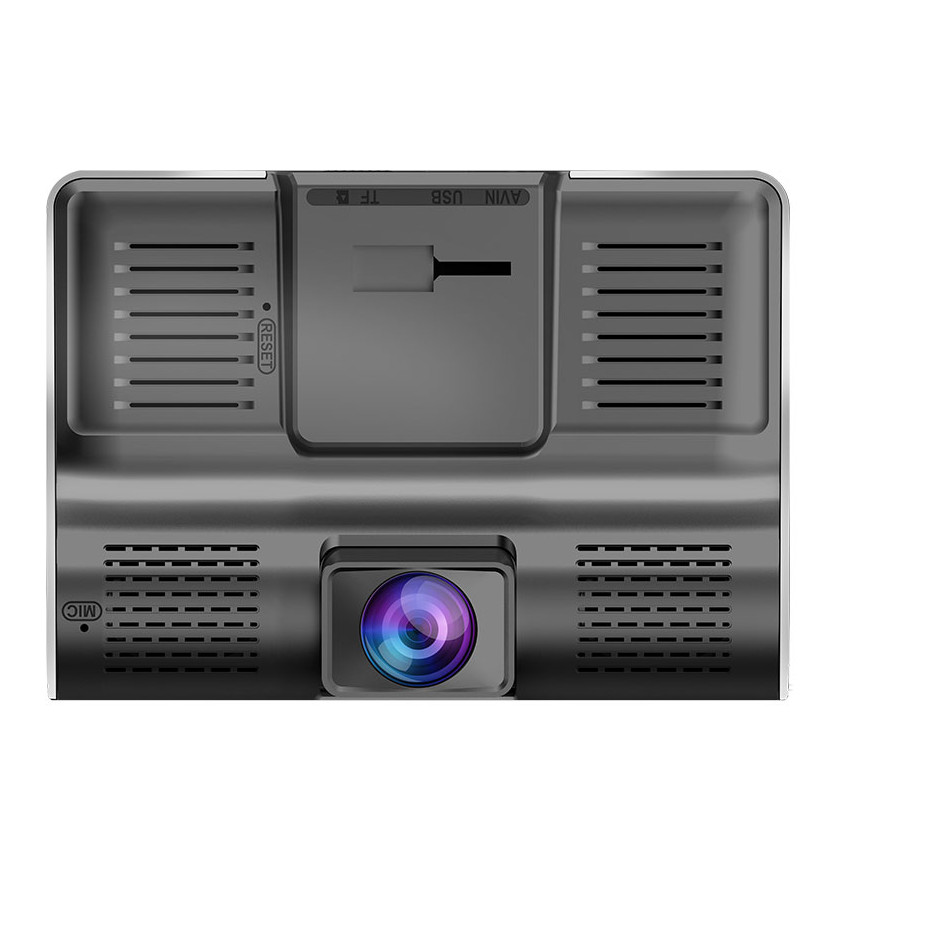 Camera video auto cu tripla camera, monitor 4 inch, rezolutie full hd