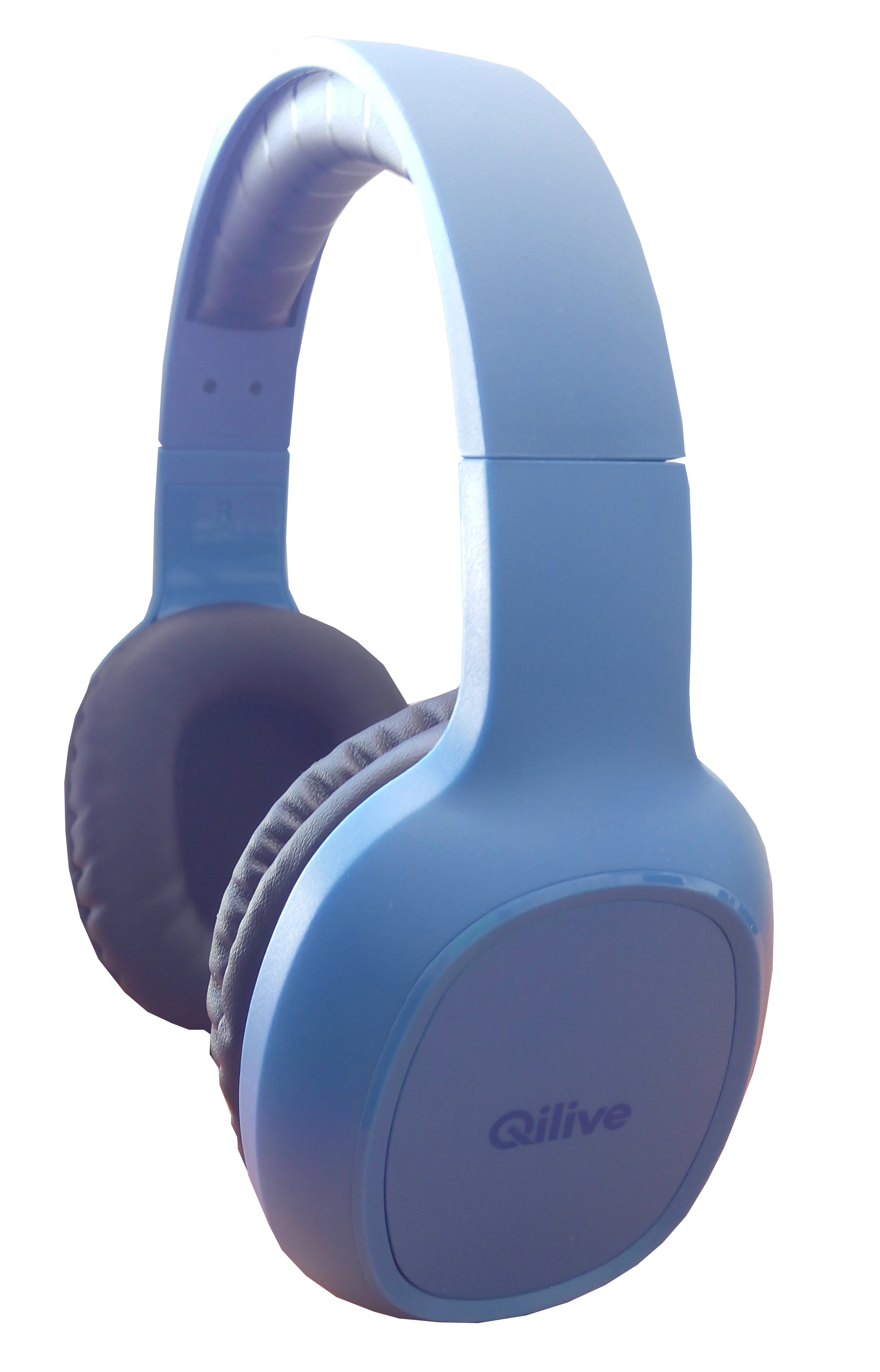 Casti. audio cu bluetooth , qilive , culoare albastra , functie hands free