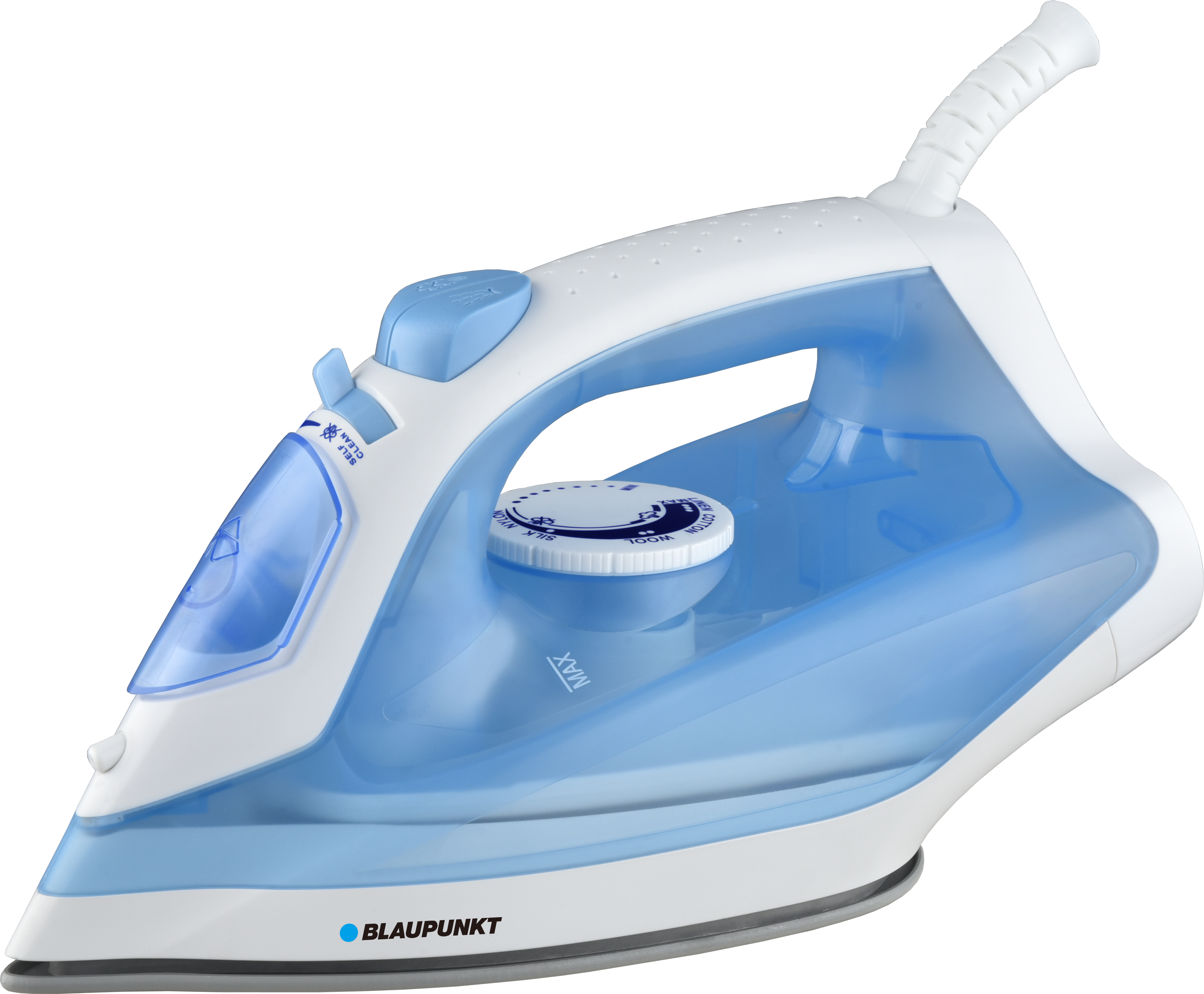 Fier De Calcat Cu Abur Blaupunkt Putere De 2000 W Talpa Din Otel Inoxidabiltehnologie Anti-calcar Si Anti-picurarejet De Aburauto-curataretermostat Ajustabilalb/albastru
