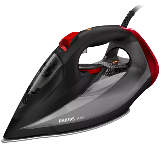 Fier De Calcat Philips Cu Talpa Steamglide Advanced Abur Continuu De 50 G/min Si Jet De Abur De 250 G 2600 W Tensiune 240 V Pulverizare Apa Decacelfiere Selectale Nivel Abur Negru