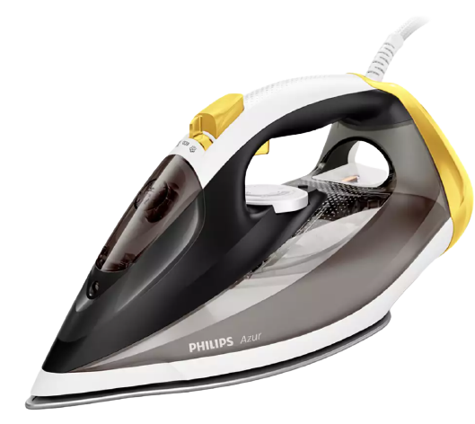 Fier De Calcat Philips Tehnologie Abur Cu Abur Continuu De 45 G/min Jet De Abur De 200 G Talpa Steamglide Pulverizare Cu Apa 2400 W Anti-picurare Indicator Luminos Alb/negru
