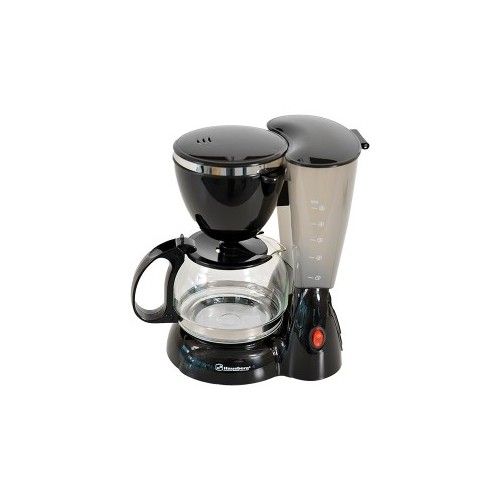 Filtru cafea hausberg, putere 800 w, capacitate 0,6 l, inicator luminos, filtru detasabil, alimentare 230 v, design ergonomic, negru