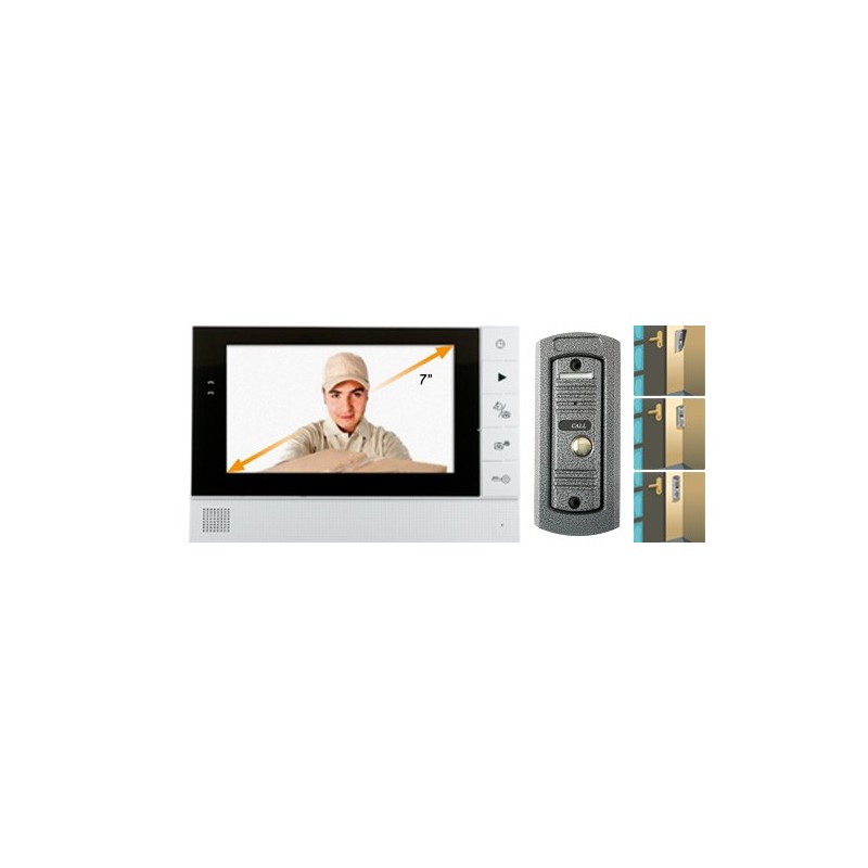 Interfon video klausstech, diagonala display 7