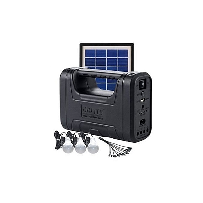 Kit lampa solara camping , 3 becuri led 2 w si 1de 1 w , mini panou solar pentru incarcare , alimentare solara sau la 220-240v, 50/60hz