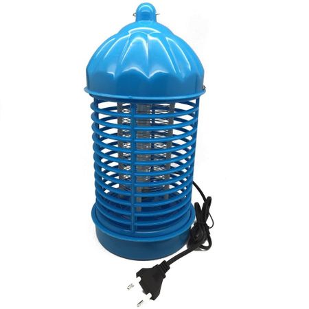 Lampa anti-insecte klausstech cu lumina uv, utilizare pentru interior si exterior , tub uv-a 600v, alimentare 220v-240v, anti tantari, muste, viespi, albastru
