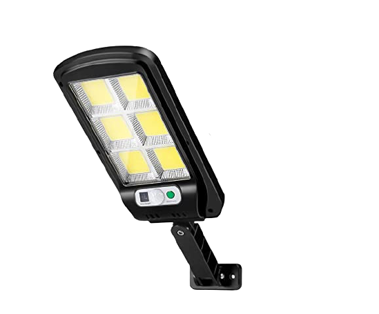 Lampa solara cu senzor klausstech, 30 w, rezistenta la intemperii si apa, usor de instalat, fara fire, design compact si ergonomic, negru