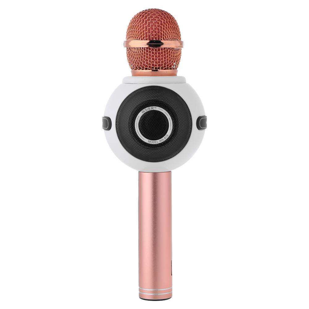 Microfon karaoke , cu amplificator integrat , bluetooth , usb , microsd card