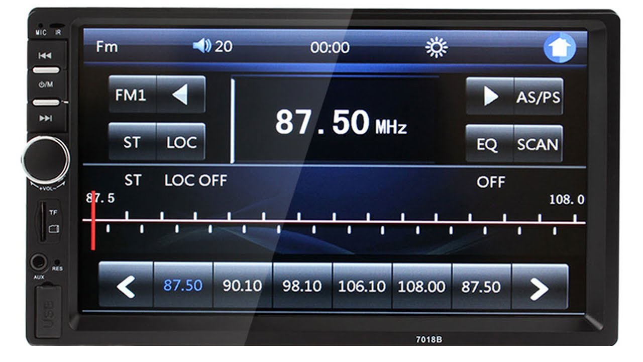 Mp5 player auto pentru masina , functia touchscreen , 1080p format video , ecran generos de 7 inch , rezolutie 800 x 480 pixeli , interfata usb / tf / aux in