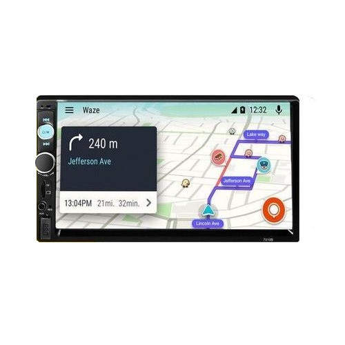 Klausstech Navigatie auto 2din 7” touchscreen, bluetooth, usb, aux, gps