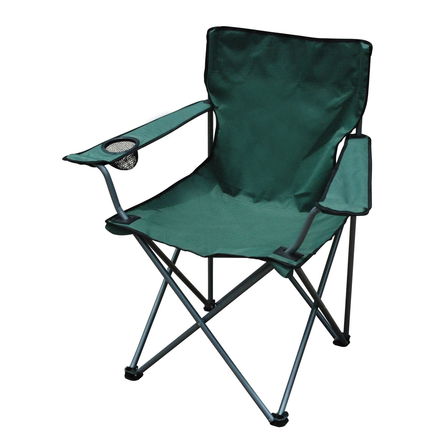Scaun de camping, design pliabil, dimensiune 81 x 52 x 85 cm, material cadru metal, extensibil, culoare verde