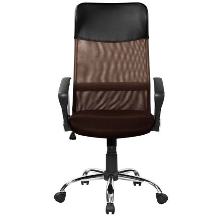 Scaun ergonomic de birou , culoare negru cu maro klausstech