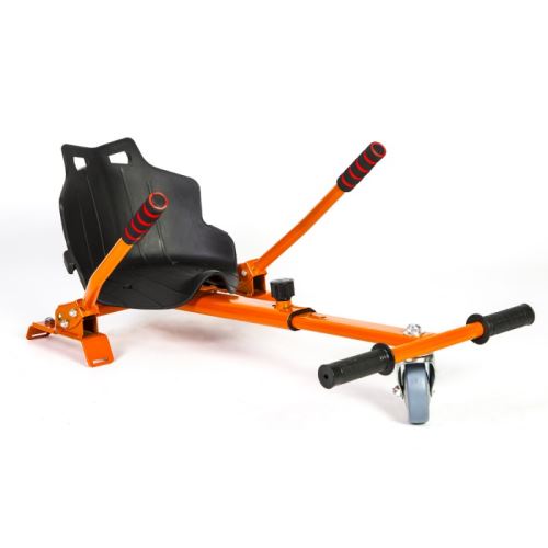 Scaun hoverkart klausstech cu sistem reglabil , atasabil la hoverboard , rezistent la apa si la socuri mecanice , material scaun plastic , culoare portocaliu