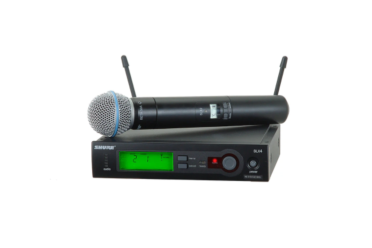 Sistem audio hi-fi, reciver, microfon wireless, selectarea automata a frecventei, sincronizare automata, 45 hz-15 khz, negru