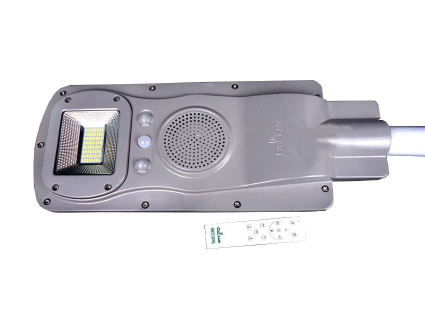 Lampa Stradala Cu Sistem Solar Music , Putere 60 W , Conectare Prin Functia Bluetooth