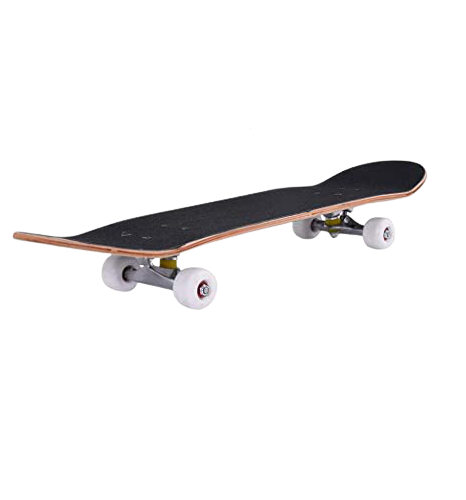 Skateboard klausstech, 70x20 cm, usor, design modern, destinat copiilor, material lemn, durabil, roti silicon, multicolor