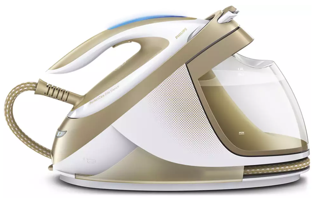 Statie Philips Profesionala De Calcat Perfectcare Functionare Cu Abur Presiune 7.2 Bari Rezervor Detasabil 1.8 L Indicator Sonor Talpa T-ionicglide 2400 W Lungime Furtun 17 M Alb/bej
