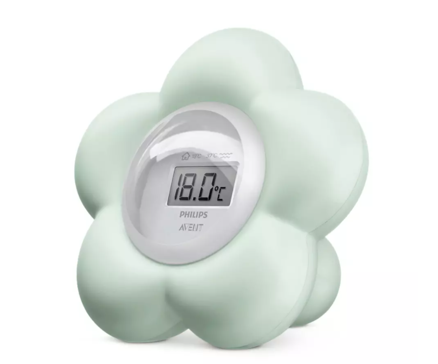 Termometru digital philips avent pentru copii, impermeabil si plutitor, interval temperatura de functionare 10-45 °c, design unic, alb