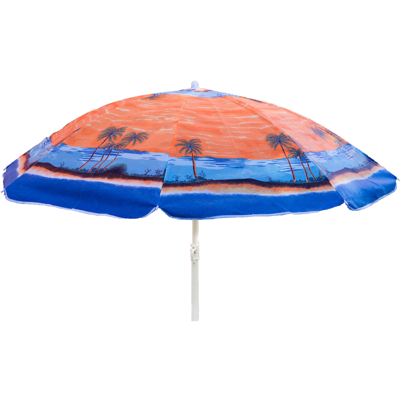 Umbrela de plaja rotunda, material tnt, d180 multicolor