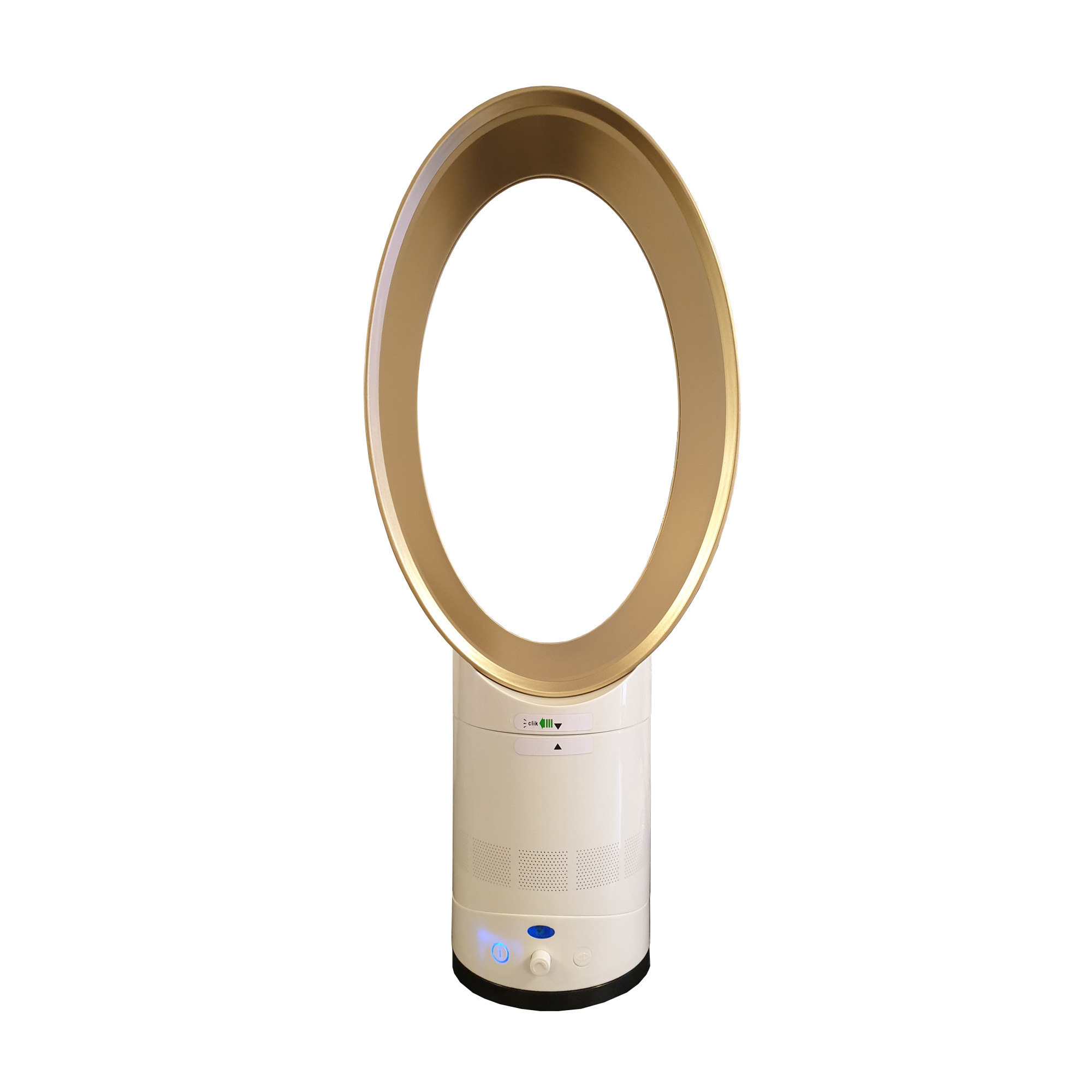 Ventilator fara elice , bladeless fan , 14 inch - 36 cm , 40 w , telecomanda , timer programabil , oscilare automata , alb