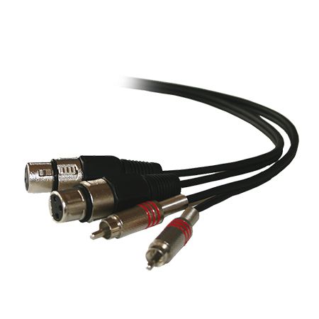 Cablu audio 2rca tata/2xlr mama 5m
