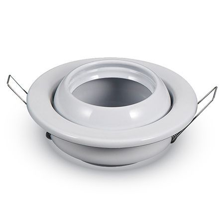 Corp Spot Reglabil Unghi Alb - Suport GU10