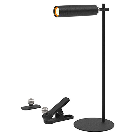 Lampa birou magnetica cu iluminare alb natural - negru