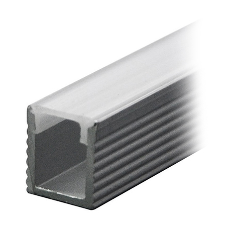Profil aluminiu pentru banda led, dimensiuni 2m, 7.8x9mm.