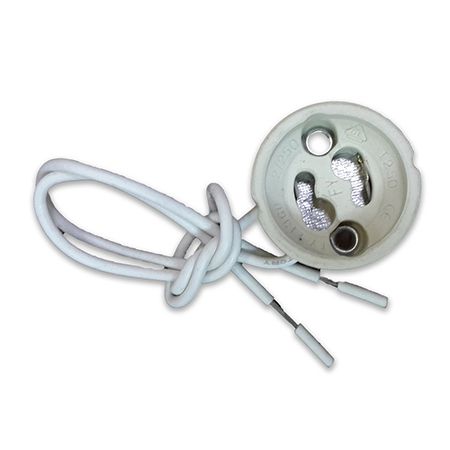 Soclu Ceramic GU10 Cu Fir - 15 cm