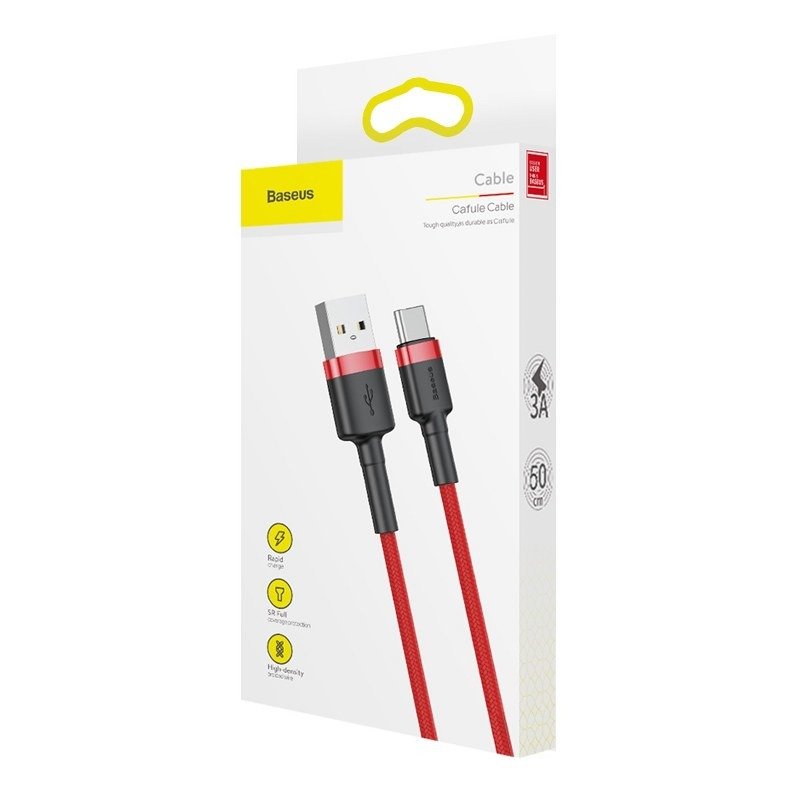 baseus cafule usb c cable 2a 3m red inncatklf u09 Baseus Cafule Special Edition