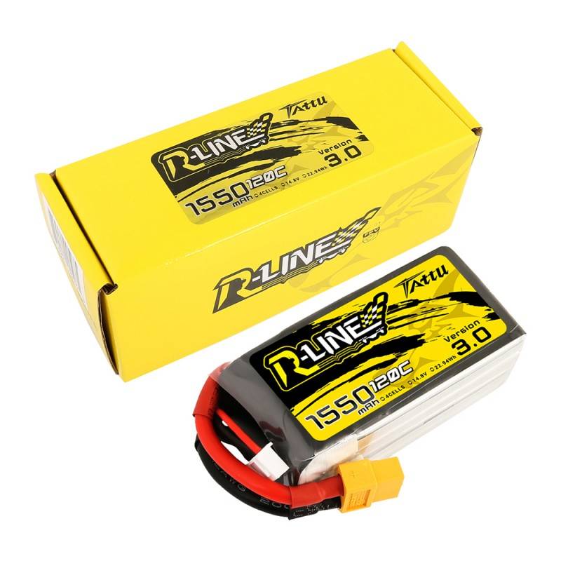 battery tattu r line version 3 0 1550mah 14 8v 120c 4s1p xt60 Tattu Battery Manufacturer