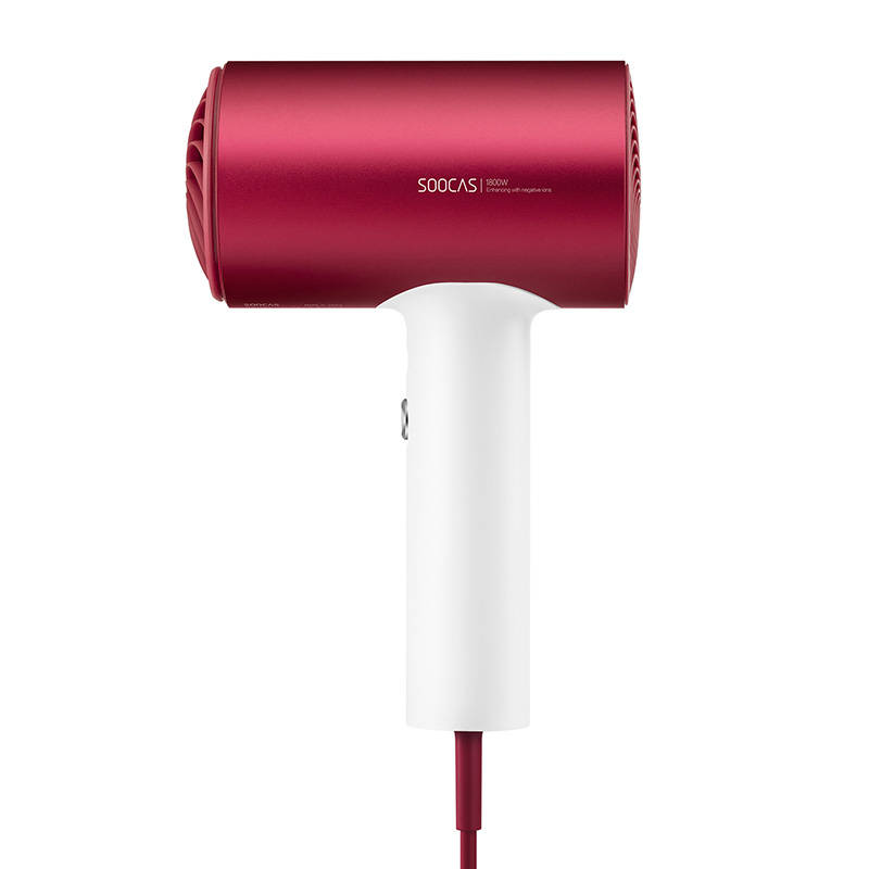 Soocas H5 Hair Dryer: Powerful, Anionic, Red